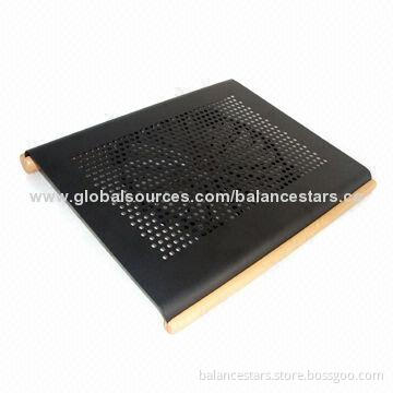 Laptop Cooling Pad with 5V DC Voltage and Speed of 1,200rpm, Available in Black/Silver